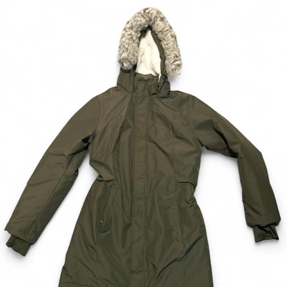 All-in-motion Women's Green and Khaki Coat